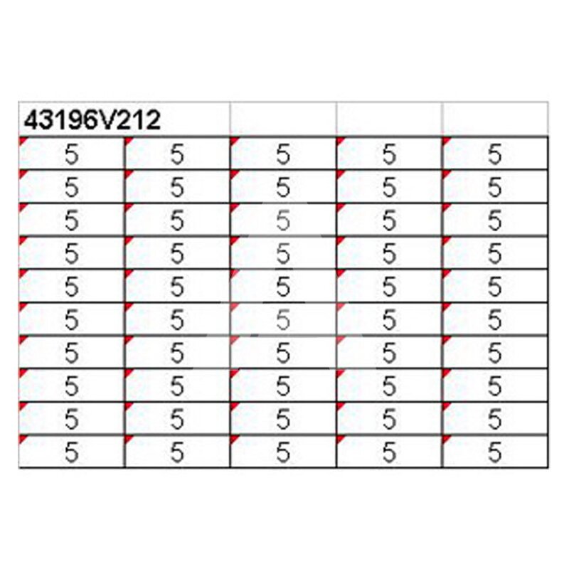 Oznacznik na złącze "5", 43196V212