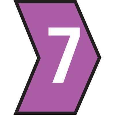 Oznacznik przewlekany, cięty, w kształcie strzałki, wstępnie zadrukowany, nadruk 7, 515-01677