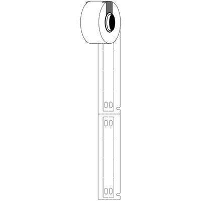 Oznaczniki montowane opaskami, 312054, M6-10x75-7598-WT