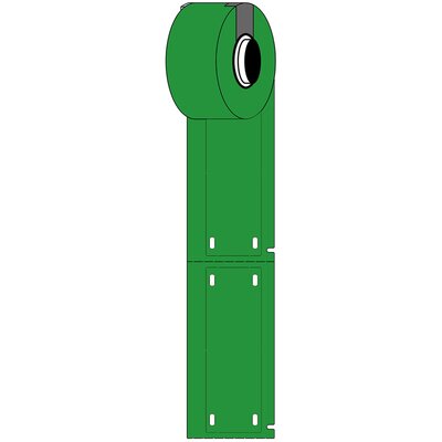 Oznaczniki montowane opaskami, 312079, M6-25x75-B7598-GN