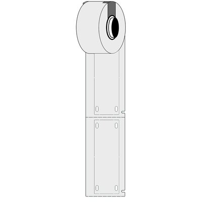 Oznaczniki montowane opaskami, 312081, M6-25x75-B7598-SV