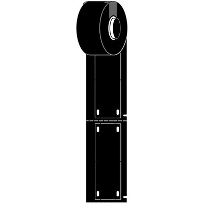 Oznaczniki montowane opaskami, 312077, M6-25x75-B7598-BK