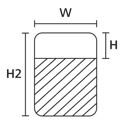 Etykieta samolaminująca, termotransfer, 596-06320 - schemat