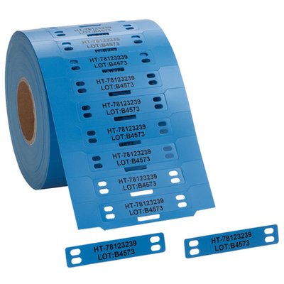 Oznaczniki montowane opaskami, do drukarek TT431 i TT4030, 11,6x60 mm, niebieskie (1000 szt.), 556-80513 - zdjęcie 2