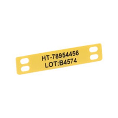 Oznaczniki montowane opaskami, do drukarek TT431 i TT4030, 11,6x60 mm, żółte (1000 szt.), 556-80514