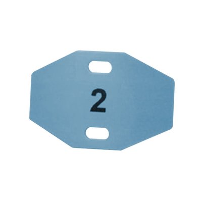Oznaczniki montowane opaskami, do drukarek TT431 i TT4030, 20x30 mm, niebieskie (1000 szt.), 556-80556