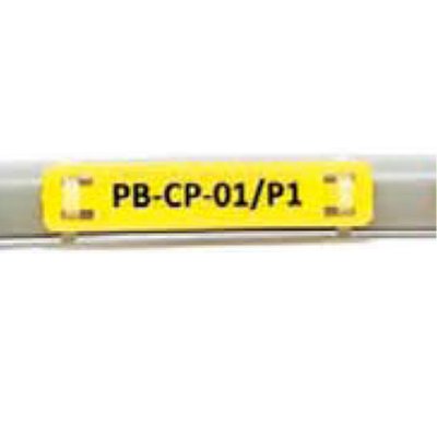Oznaczniki kablowe, żółte, PVC, 25x80 mm (144 szt.), EVOCT2580Y