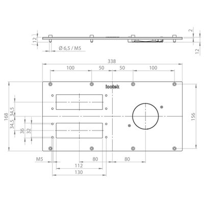 Płyta modułowa MP10, 43896 - schemat