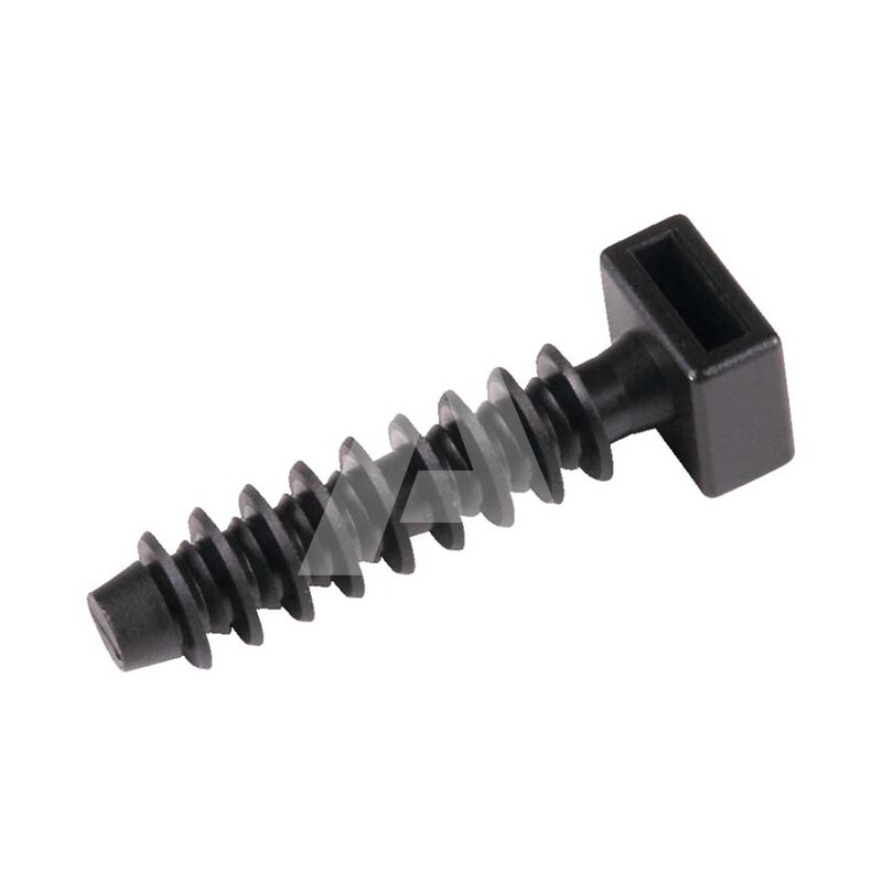 Element mocujący do opasek kablowych 44x12 mm, kolor czarny, 151-01277