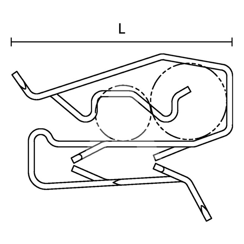 Element mocujący do opasek kablowych 24,1x13 mm, 151-02320 - schemat
