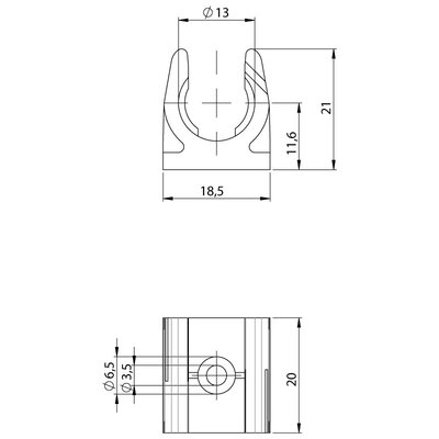 Uchwyt do peszla, 31300 - schemat