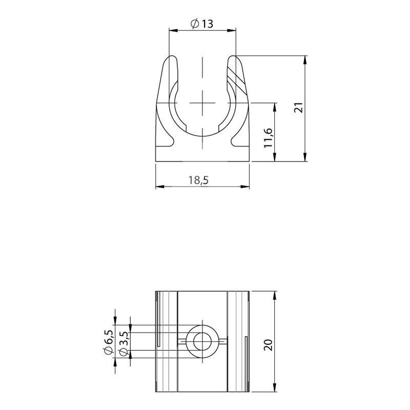 Uchwyt do peszla, 31300 - schemat