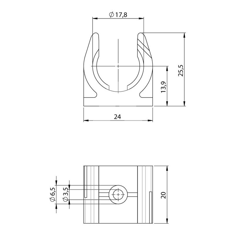 Uchwyt do peszla, 31310 - schemat
