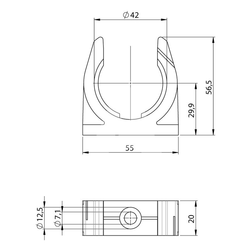 Uchwyt do peszla, 31340 - schemat