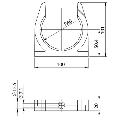 Uchwyt do peszla, 31360 - schemat