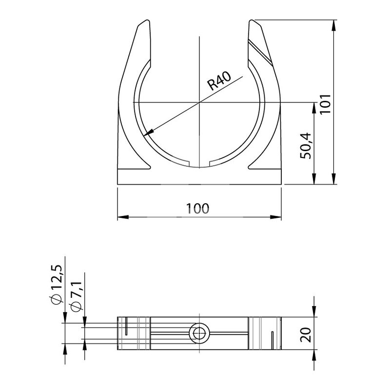 Uchwyt do peszla, 31360 - schemat