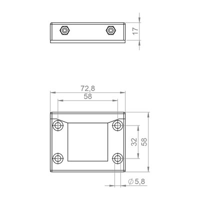 Rama przepustowa KEL-ER-BL-B1 70009.200 - schemat