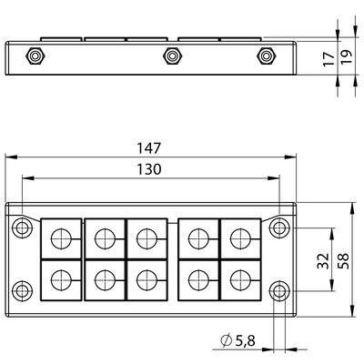 Rama przepustowa KEL-U 24, 54241 - schemat