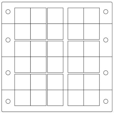 Rama przepustowa KEL 24-2 MT, 42234 - rysunek