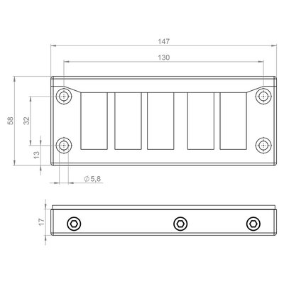 Rama przepustowa KEL-ER-BL 70000.200 - schemat