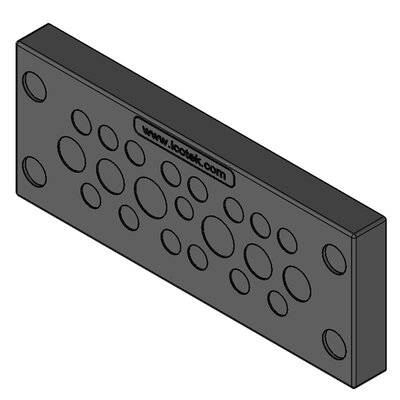 Przepust kablowy do ekstremalnych warunków KEL-DPU 24/21-OD, na 21 przewodów, 63930 -render