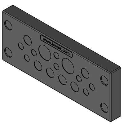 Przepust kablowy niedzielony KEL-DPU 24-OD, na 16 przewodów, 63936 -render