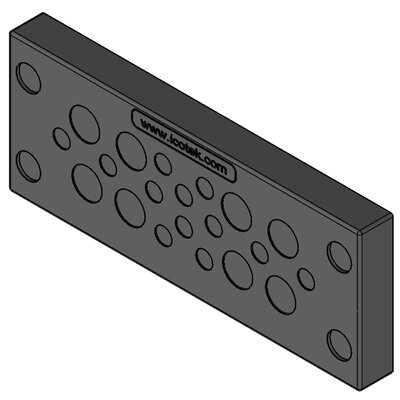 Przepust kablowy do ekstremalnych warunków KEL-DPU 24/20-OD, na 20 przewodów, 63938 -render