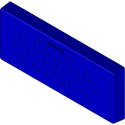 Przepust kablowy niedzielony Hygenic Design, 73938