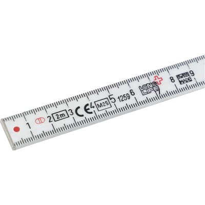Przymiar składany Longlife Plus Composite, 2 m metryczny, 10 ogniw, 37067 - zdjęcie dodatkowe