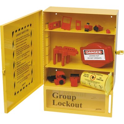 Przemysłowa skrzynka na blokadą LOTO, 800123