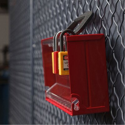 Skrzynka blokowania grupowego LOTO SlimView, czerwona, 150505 - zastosowanie 1