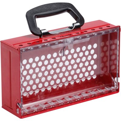 Skrzynka blokowania grupowego LOTO SlimView, czerwona, 150505