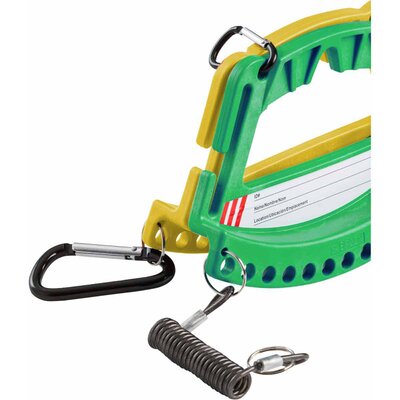 System wieszania kłódek bezpieczeństwa i zawieszek LOTO, żółty, 148865 - zdjęcie 2