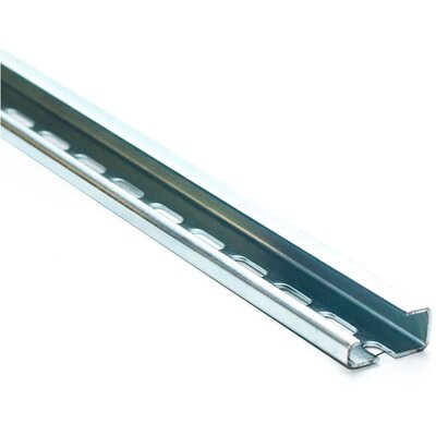 Szyna profil "G", perforowana, stalowa, 32x15x2000 mm, TS32/F6-2m