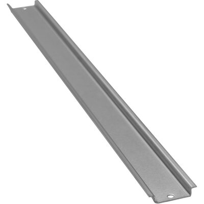 Szyna montażowa DIN niska, stalowy, 35x7,5x423 mm, otwory 2x4,5