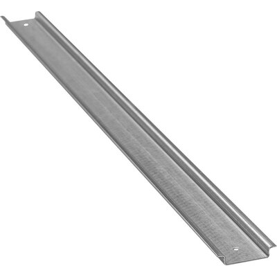 Szyna montażowa DIN niska, stalowy, 35x7,5x352,2 mm, otwory 2x3,3