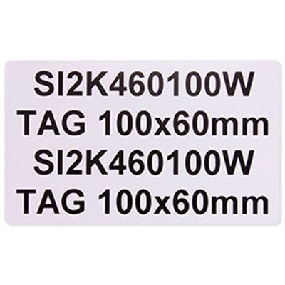 Tabliczki samoprzylepne białe wym.100x60 mm (22 szt.), EVO460100W