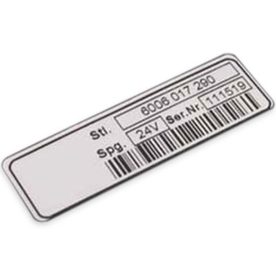 Etykieta do oznaczeń inwentaryzacyjnych, termotransfer, 596-12631