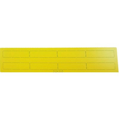 Tabliczki do uchwytów, 27x15 mm, żółte, SI2K201Y