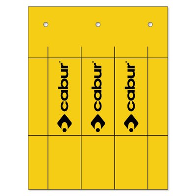 Tabliczki samoprzylepne 30x70 mm żółte, TAP3070AY