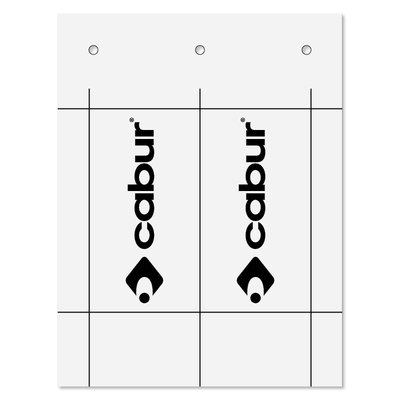 Tabliczki samoprzylepne 49x90 mm, białe, TAP4090AW