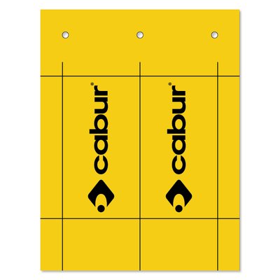 Tabliczki samoprzylepne 49x90 mm żółte, TAP4090AY