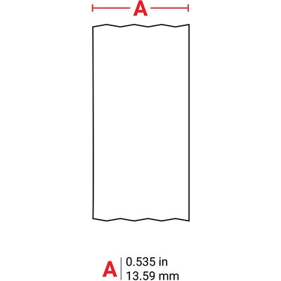 Taśma do drukarek, 173890, M6C-535-412 - wymiary