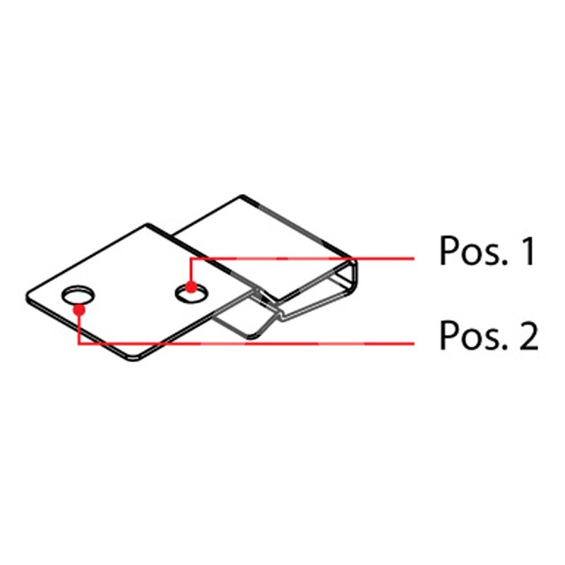 Klamra uziemiająca PFK2-A/SKL 12, 3678012 - rysunek