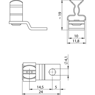 Klamra EMC LF/SKL 3-6, 36253 - schemat
