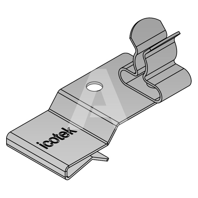 Klamra uziemiająca PFK2-A/SKL 02, 3678002 - rysunek