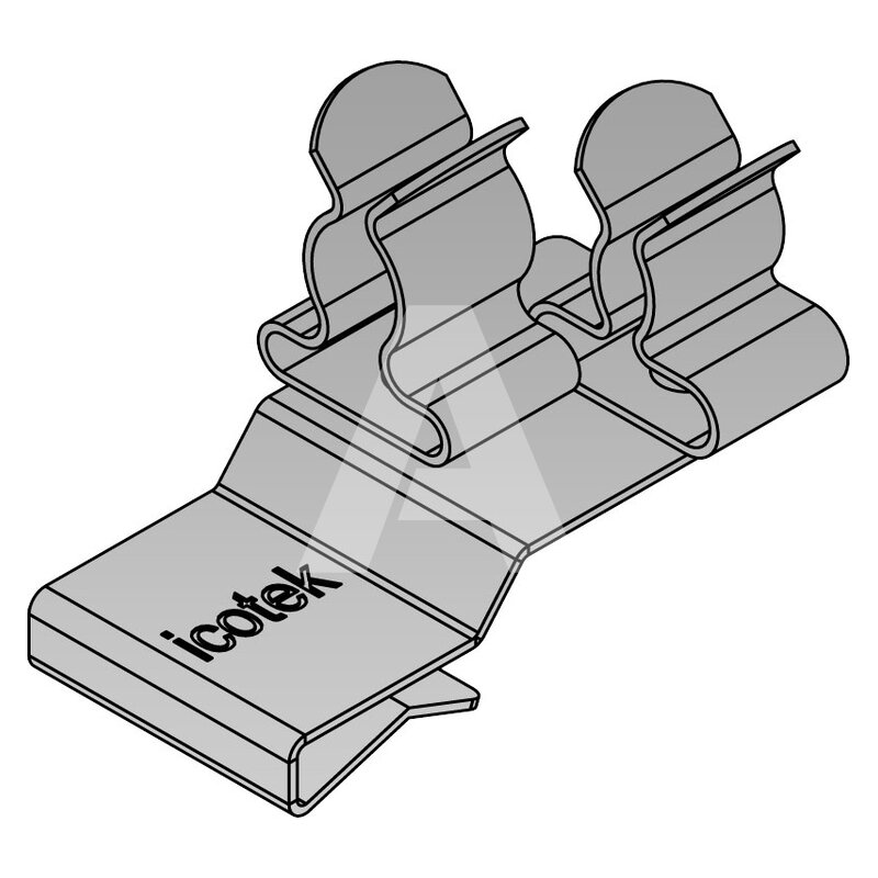 Klamra uziemiająca PFK2-B/SKL 32, 3678432 - rysunek