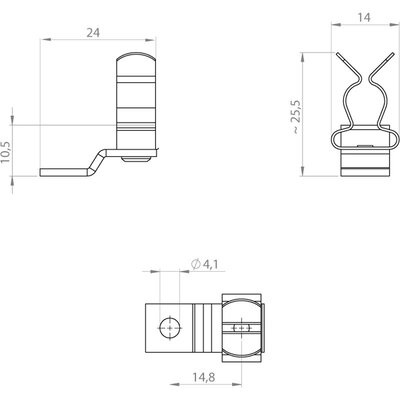 Klamra EMC LF/SKL 8-11, 36256 - schemat