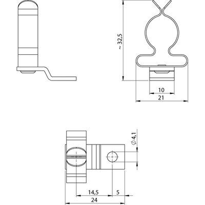 Klamra EMC LF/SKL 12-16, 36257 - schemat