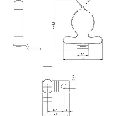 Klamra EMC LF/SKL 23-29, 36259 - schemat